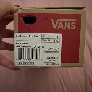 Vans Authentic Low Riders brand New